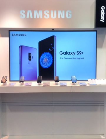 samsung tv retail display installation